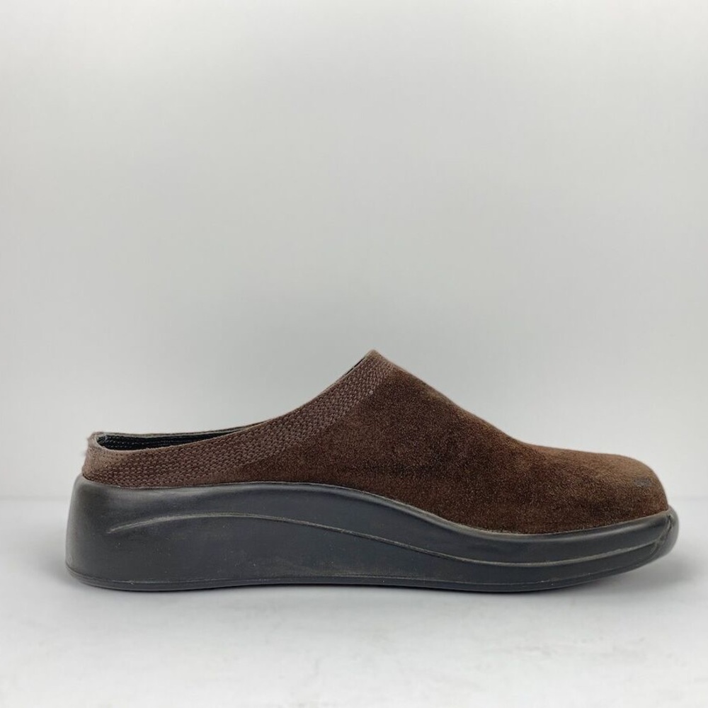 Birkenstock Tatami Brown Suede Slip-On Clogs Size 38 EU